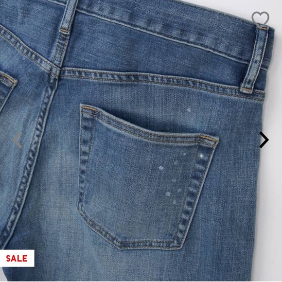 UNIQLO/ WOMEN SLIM BOYFRIEND FIT ANKLE JEANS - Picture 2 of 11